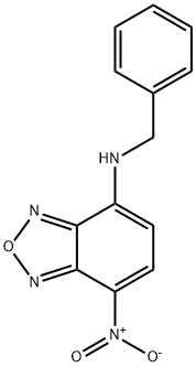 7-Benzylamino-4-nitrobenz-2-oxa-1,3-diazole 구조식 이미지