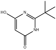 2-TERT-BUTYL-4,6-DIHYDROXYPYRIMIDINE Structure