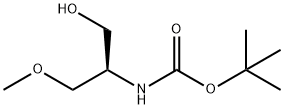 Carbamic acid, [(1R)-2-hydroxy-1-(methoxymethyl)ethyl]-, 1,1-dimethylethyl Structure