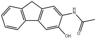3-하이드록시-2-아세틸라미노플루오렌 구조식 이미지