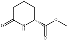 2-Piperidinecarboxylicacid,6-oxo-,methylester,(2R)-(9CI) Structure