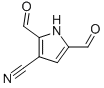 1H-Pyrrole-3-carbonitrile, 2,5-diformyl- (9CI) Structure