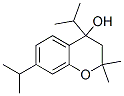 3,4-dihydro-4,7-diisopropyl-2,2-dimethyl-2H-1-benzopyran-4-ol 구조식 이미지
