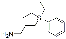 3-(디에틸페닐실릴)프로필아민 구조식 이미지
