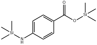 4-[(Trimethylsilyl)amino]benzoic acid trimethylsilyl ester Structure