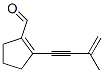 1-Cyclopentene-1-carboxaldehyde, 2-(3-methyl-3-buten-1-ynyl)- (9CI) 구조식 이미지