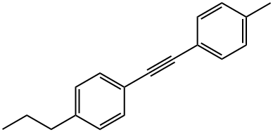 1-METHYL-4-[2-(4-N-PROPYLPHENYL)ETHYNYL]BENZENE Structure