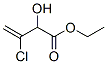 3-Butenoic  acid,  3-chloro-2-hydroxy-,  ethyl  ester Structure