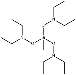 METHYLTRIS(N,N-DIETHYLAMINOXY)SILANE Structure