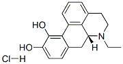(R)-6-ETHYL-5,6,6A,7-TETRAHYDRO-4H-DIBENZO[DE,G]QUINOLINE-10,11-DIOL HYDROCHLORIDE Structure