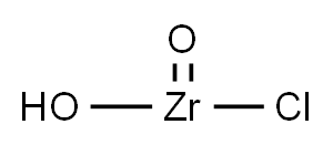chlorohydroxyoxozirconium Structure