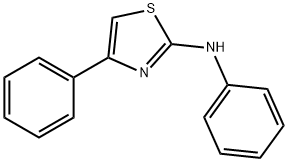 페닐-(4-페닐-티아졸-2-일)-아민 구조식 이미지