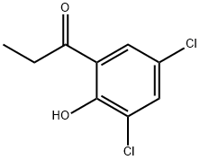 1-(3,5-DICHLORO-2-HYDROXYPHENYL)PROPAN-1-ONE 구조식 이미지