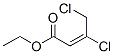 3,4-Dichloroisocrotonic acid ethyl ester Structure