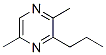 피라진,2,5-디메틸-3-프로필-(8CI,9CI) 구조식 이미지