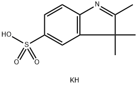 2,3,3-TRIMETHYLINDOLENINE-5-SULFONIC ACID, POTASSIUM SALT 구조식 이미지