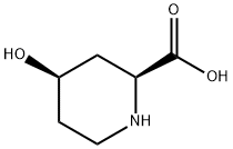 (2S,4R)-cis-4-Hydroxypiperidine-2-carboxylic acid Structure