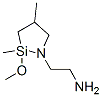 1-(2-aminoethyl)-2-methoxy-2,4-dimethyl-1-aza-2-silacyclopentane Structure