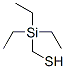 (Triethylsilyl)methanethiol Structure