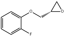 (S)-2-((2-FLUOROPHENOXY)메틸)옥시란 구조식 이미지