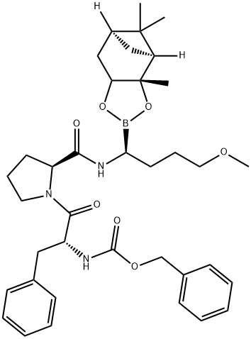 Z-D-PHE-PRO-METHOXYPROPYLBOROGLYCINEPINANEDIOL ESTER Structure