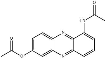 N-[7-(Acetyloxy)-1-phenazinyl]acetamide Structure