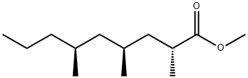 [2S,4S,6R,(+)]-2,4,6-Trimethylnonanoic acid methyl ester Structure