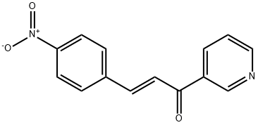 (E)-3-(4-nitrophenyl)-1-(pyridin-3-yl)prop-2-en-1-one 구조식 이미지