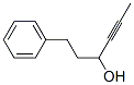 1-Phenyl-4-hexyn-3-ol Structure