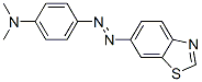 N,N-dimethyl-4-(6-benzothiazolylazo)aniline Structure