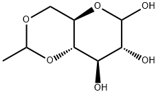 4,6-O-Ethylidene-D-glucopyranose Structure