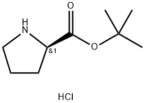 D-PROLINE TERT-BUTYL ESTER HYDROCHLORIDE 구조식 이미지