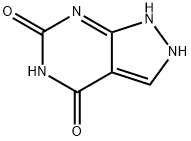 1H-Pyrazolo[3,4-d]pyrimidine-4,6(2H,5H)-dione 구조식 이미지