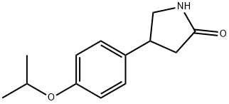 2-Pyrrolidinone, 4[4-(1-Methylethoxy)Phenyl] Structure