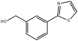 [3-(1,3-Thiazol-2-yl)phenyl]methanol Structure
