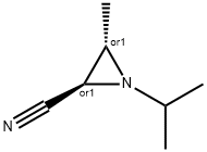 2-Aziridinecarbonitrile,3-methyl-1-(1-methylethyl)-,trans-(9CI) 구조식 이미지