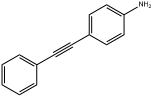 (p-아미노페닐)페닐아세틸렌 구조식 이미지