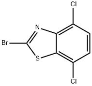 2-BROMO-4,7-DICHLOROBENZOTHIAZOLE 구조식 이미지