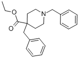 ETHYL 1,4-DIBENZYLPIPERIDINE-4-CARBOXYLATE 구조식 이미지
