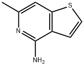 티에노[3,2-c]피리딘-4-아민,6-메틸-(9CI) 구조식 이미지