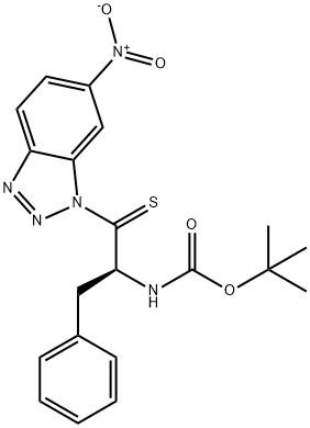 BOC-THIONOPHE-1-(6-NITRO)벤조트리아졸라이드 구조식 이미지