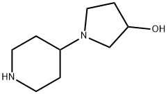 1-(4-PIPERIDINYL)-3-PYRROLIDINOL Structure