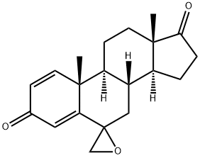 (8R,9S,10R,13S,14S)-10,13-Dimethylspiro[7,8,9,11,12,13,15,16-octahydro-6H-cyclopenta[a]phenanthrene-6,2'-oxirane]-3,17(10H,14H)-dione 구조식 이미지