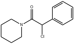 1-[CHLORO(PHENYL)ACETYL]PIPERIDINE Structure