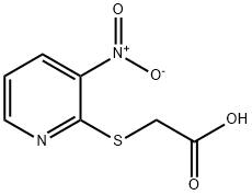 2-[(3-NITRO-2-PYRIDYL)THIO]ACETIC ACID Structure