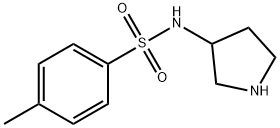 Benzenesulfonamide, 4-methyl-N-3-pyrrolidinyl- (9CI) Structure