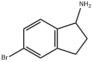1H-인덴-1-아민,5-브로모-2,3-디하이드로- 구조식 이미지