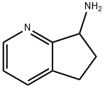 5H-CYCLOPENTA[B]PYRIDIN-7-AMINE, 6,7-DIHYDRO- 구조식 이미지