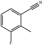 3-Fluoro-2-methylbenzonitrile Structure