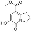 METHYL 6-HYDROXY-5-OXO-1,2,3,5-TETRAHYDROINDOLIZINE-8-CARBOXYLATE Structure